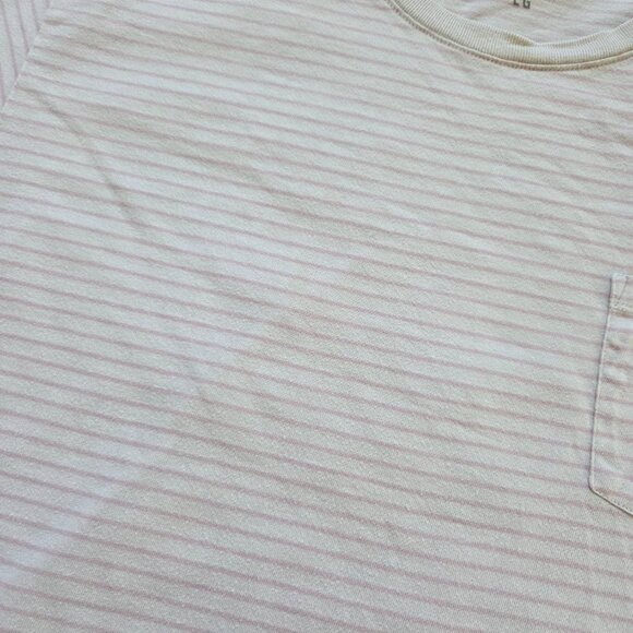 Katin Men's Short Sleeve Striped T Shirt Size L Preppy Everyday Tee Surfer - Picture 5 of 9